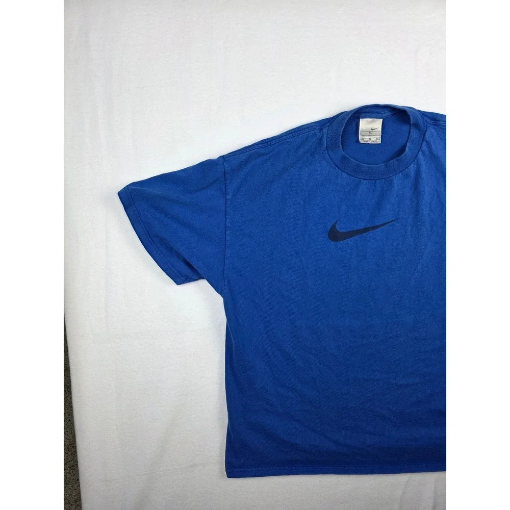 Nike Y2k Grey‎ Tag Center Swoosh Shirt